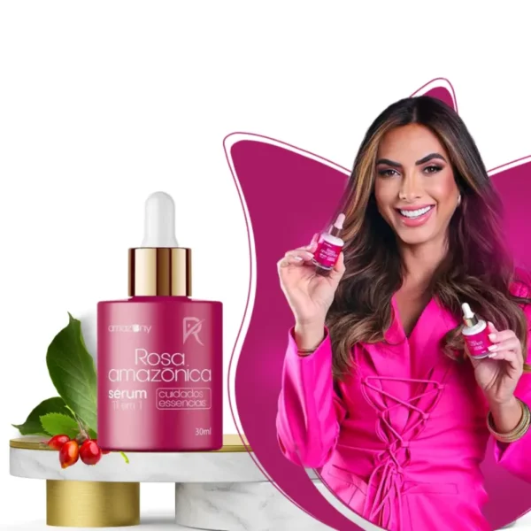 Rosa Amazônica® - Sérum Facial 11 Em 1 - Revitalize Sua Pele com a Rosa Mosqueta Amazônica